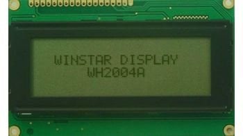 LCD MOD 20*4 98X60X13,5MM LEDB.LIGHT STN POS YL-GR