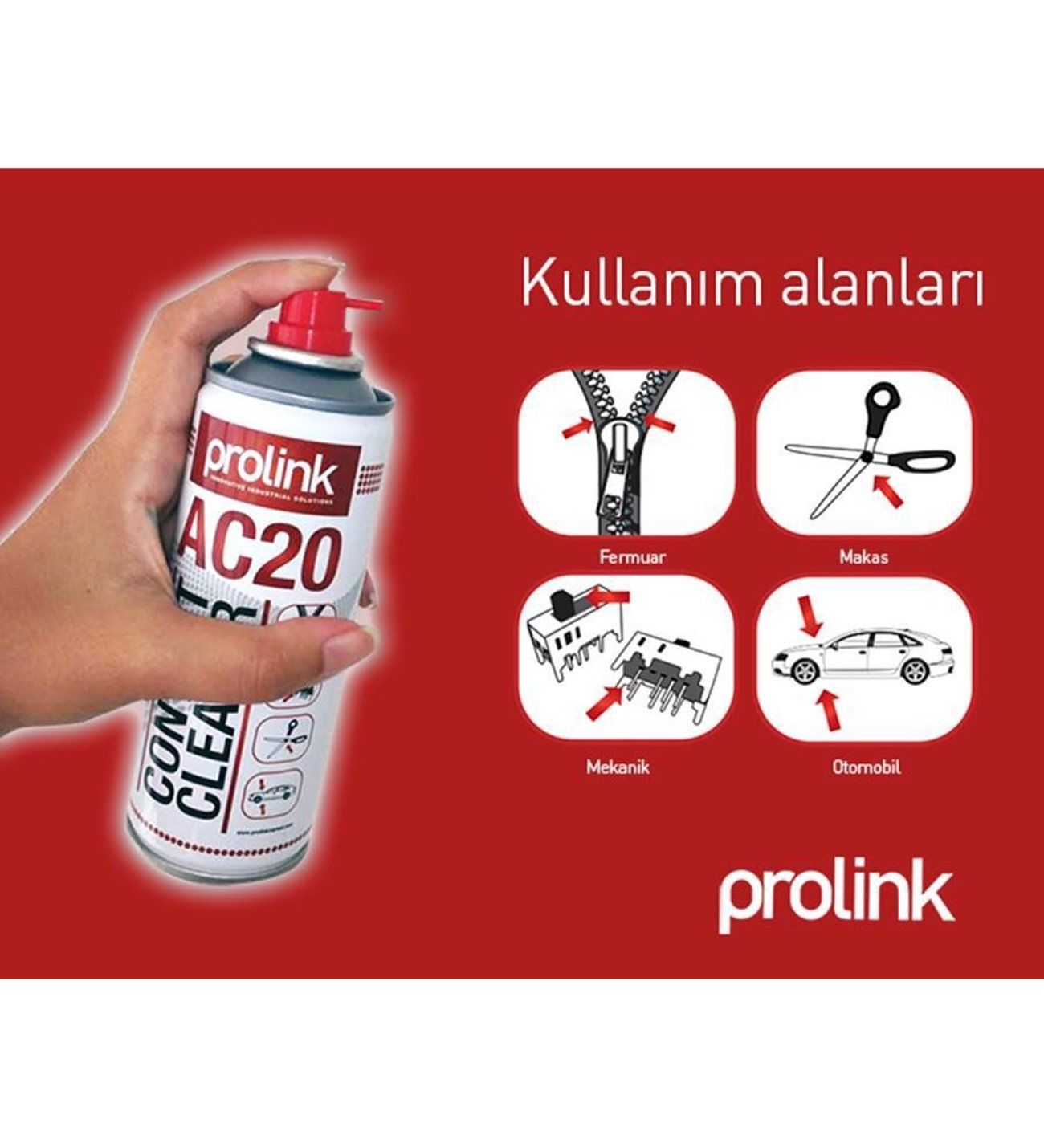 Prolink AC20 Yağlı Kontak Spreyi 200ml