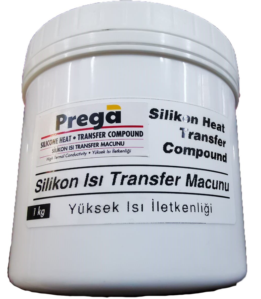 Prega 1 KG Isı Transfer Silikonu 1000 gr Isı Transfer Silikonu