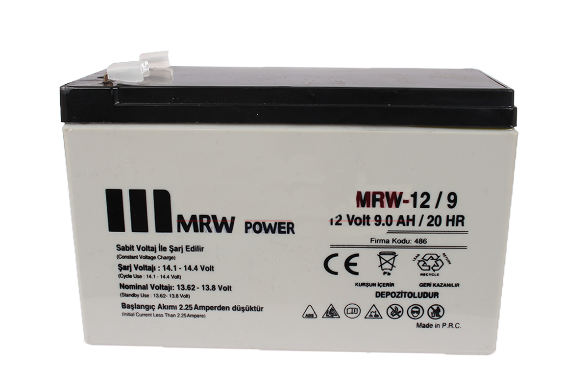 12V 9Ah Akü MRW Power