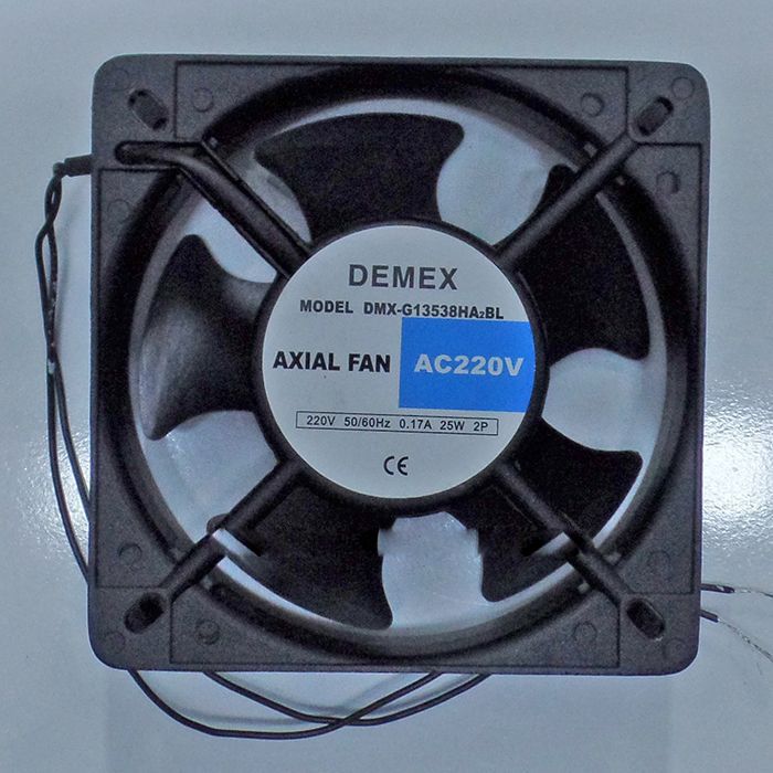Axial Fan 135x135x38mm 220Vac 50/60Hz 0.17a 25w 2p
