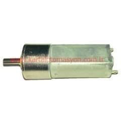 12V 120RPM Çap 16mm Redüktörlü Motor