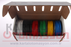 22 AWG 6x15mt Tek Damarlı Paket Montaj Kablosu