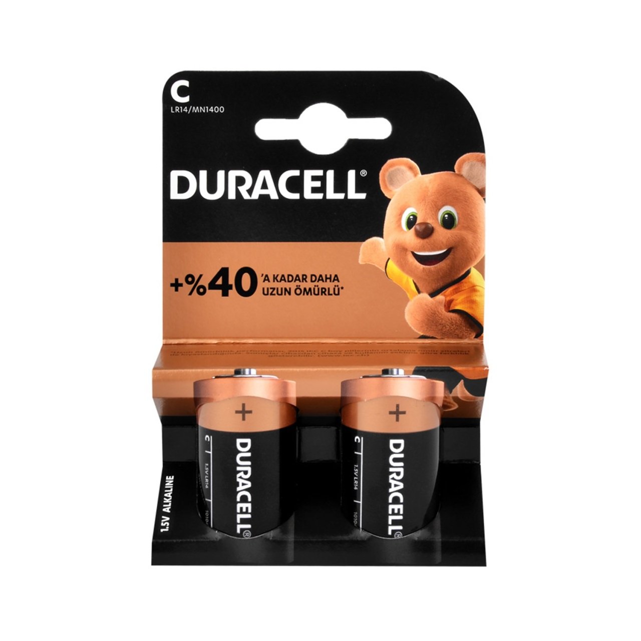 Duracell C Orta Boy Pil 2'li Paket