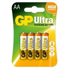 GP Ultra Alkalin 4'lü  AA Boy Kalem Pil GP15AU-2U4