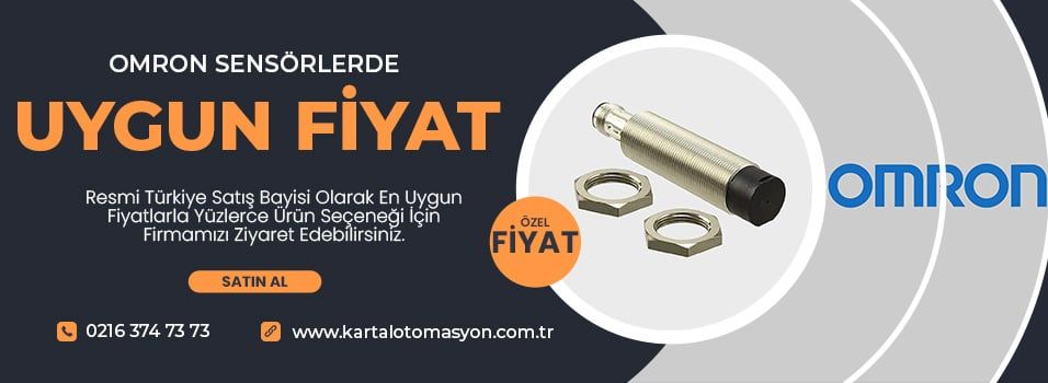 Omron Marka Sensörlerde En Uygun Fiyat ve Yüzlerce Ürün Seçeneği