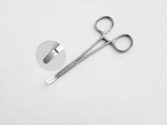 Dermal Anchor Forceps, 1.2mm Hole 5.25''