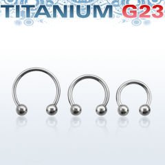 HALKA ÇİFT TOP TITANIUM 1,2*10+3+3