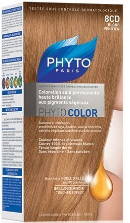 Phyto Color 8CD - Kızıl Sarı Bitki Ekstreli Saç Boyası