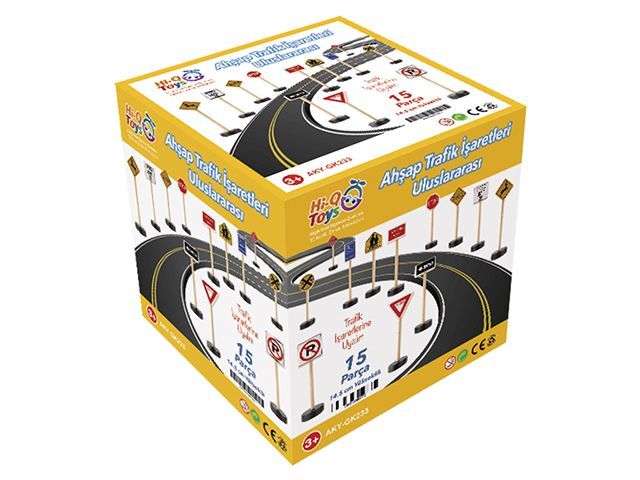 Ahşap Trafik İşaretleri.