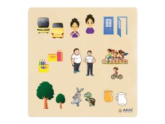 Ahşap Puzzle Zıt Kavramlar 30x30.