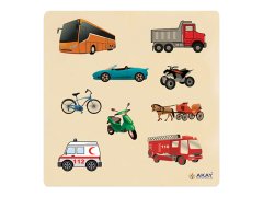 Ahşap Puzzle Taşıtlar 30x30.