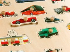 Ahşap Puzzle Taşıtlar 30x30.