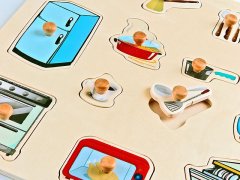 Ahşap Puzzle Ev Aletleri 30x30.