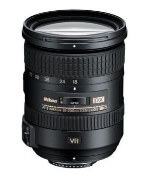 Nikon AF-S 18-200mm F-3.5-5.6G DX IF-ED VR II Lens