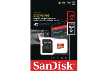 Sandisk Extreme 128Gb 160x90mbs MicroSD A2 4K Hafıza Kartı