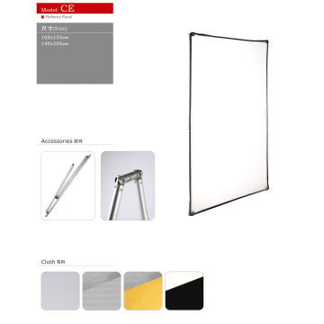 Lifei 140x200cm CE 2 in 1 Beyaz-Gümüş Panel Reflektör