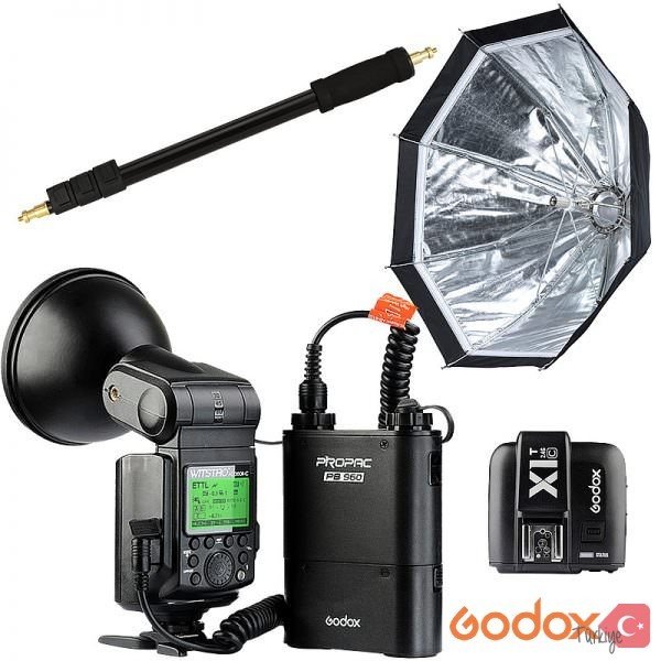 Godox Wistro AD360 II TTL Bataryalı Full Flaş Set