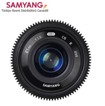 Samyang 21mm T1.5 ED AS UMC CS Cine Canon M Uyumlu Lens