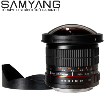 Samyang 8mm f/3.5 Fisheye CSII Canon Uyumlu Lens