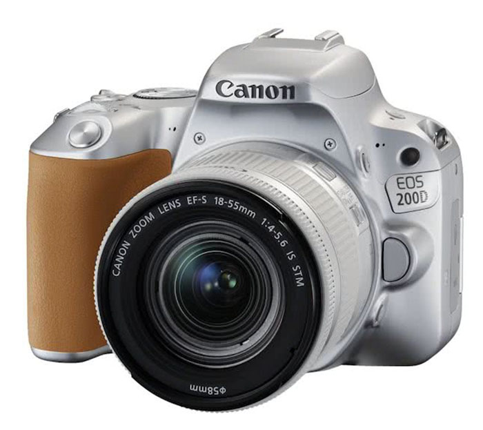 Canon EOS 200D 18-55mm Gümüş Renk DC DSLR Fotoğraf Makinesi