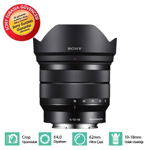 Sony E 10-18mm f/4 OSS Aynasız Lens