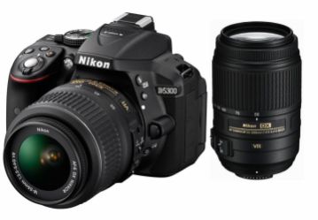 Nikon D5300 18-55 + 55-300 VR DSLR Fotoğraf Makinesi