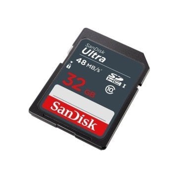 Sandisk 32GB 48MB/s Ultra SDHC Class 10 UHS-I Hafıza Kartı