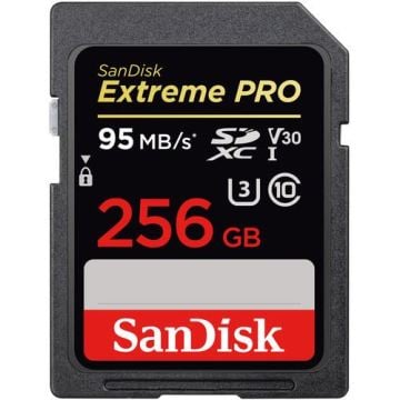 Sandisk 256GB Extreme Pro UHS-I SDHC U1 Hafıza Kartı