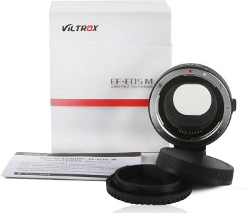 Viltrox EF-EOS M Canon EF - Canon EF-ES Yuvalı Gövde Lens Uyumlu Adaptör