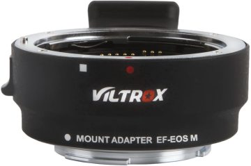 Viltrox EF-EOS M Canon EF - Canon EF-ES Yuvalı Gövde Lens Uyumlu Adaptör