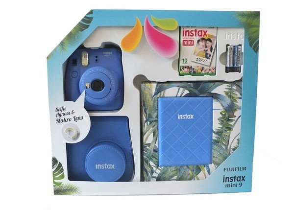 Fuji Instax Mini 9 Box 1 Koyu Mavi Fotoğraf Makinesi