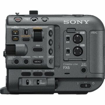 Sony FX6 Full-Frame Cinema Camera (Body)