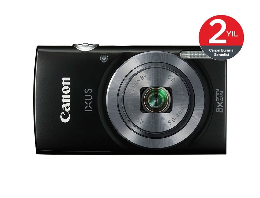 Canon IXUS 160 Siyah Dijital Fotoğraf Makinesi