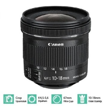 Canon EF-S 10-18mm f/4.5-5.6 IS STM Lens