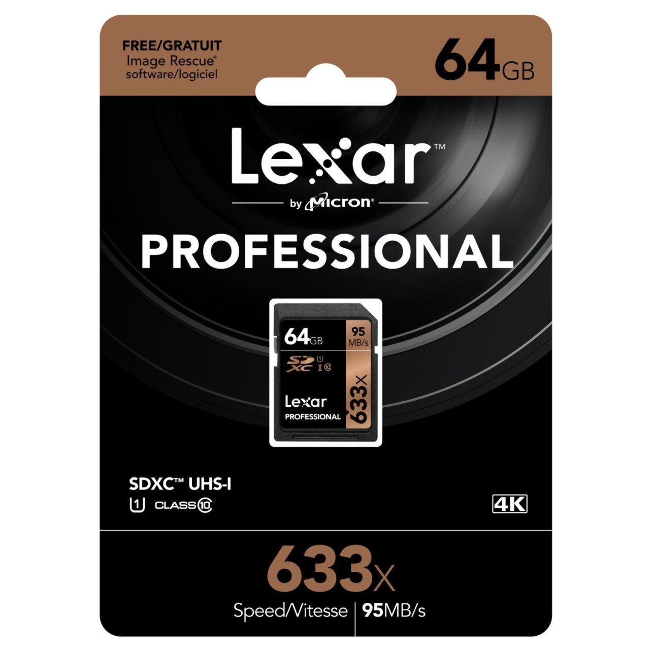 Lexar 64GB 633X Professional SDXC UHS-1 Class10 Hafıza Kartı