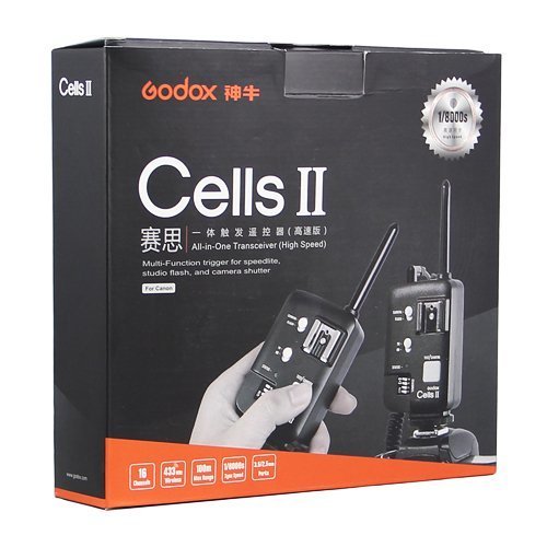 Godox Cells-II Canon Uyumlu Flaş Tetikleyici Seti Alıcı + Verici