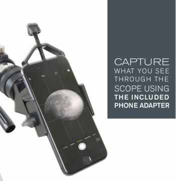 ​Celestron 22030 Travel Scope 80 Portable Teleskop ve Smartphone Adaptör