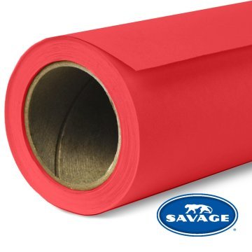 Savage 271x1100cm Birincil Kırmızı Stüdyo Kağıt Fon