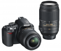 Nikon D3200 + 18-55mm + 55-300mm DSLR Fotoğraf Makinesi