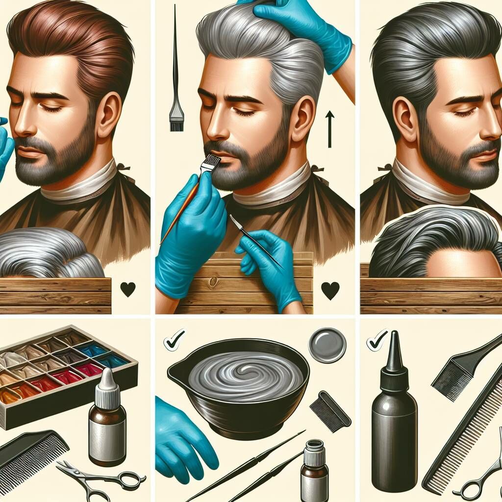 Erkek Saç Boyası İle Grileşen Saçları Kapama Yöntemleri