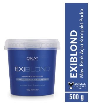 Exicolor Mavi Renk Açıcı Kompakt Pudra 500 g