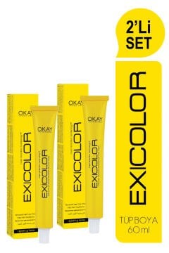 EXICOLOR 2'Lİ SET 1000 EKSTRA AÇIK SARI Kalıcı Krem Saç Boyası (60ml x 2 adet)