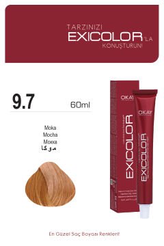 Exicolor 9.7 Moka - Kalıcı Krem Saç Boyası 60 ml Tüp