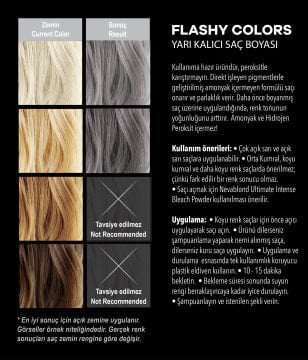 Flashy Colors Yarı Kalıcı Saç Boyası - Gümüş 100 ml