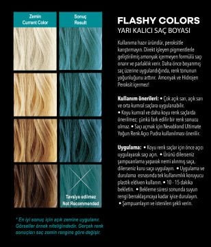 Flashy Colors Yarı Kalıcı Saç Boyası - Turkuaz 100 ml