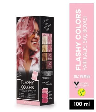 Flashy Colors Yarı Kalıcı Saç Boyası - Toz Pembe 100 ml