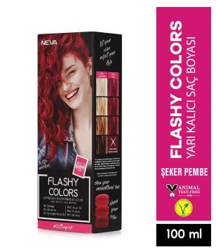 Flashy Colors Yarı Kalıcı Saç Boyası - Şeker Pembe 100 ml