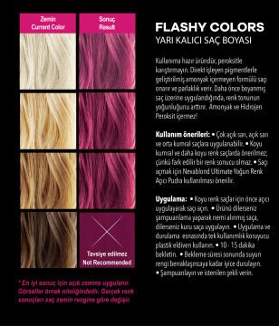 Flashy Colors Yarı Kalıcı Saç Boyası - Şeker Pembe 100 ml