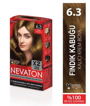 Nevaton 6.3 Fındık Kabuğu Kalıcı Krem Saç Boyası